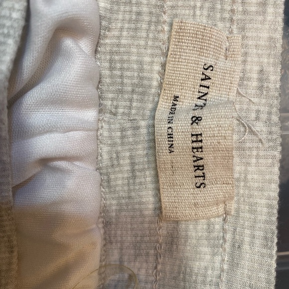 SAINT & HEARTS Silver Sequin Joggers/Sweatpants - Picture 16 of 16